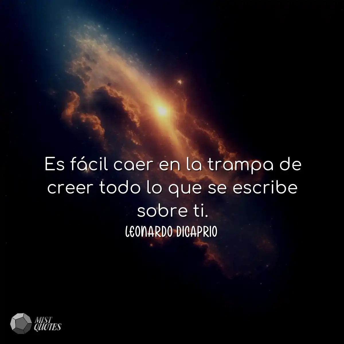 Es fácil caer en la trampa de creer tod