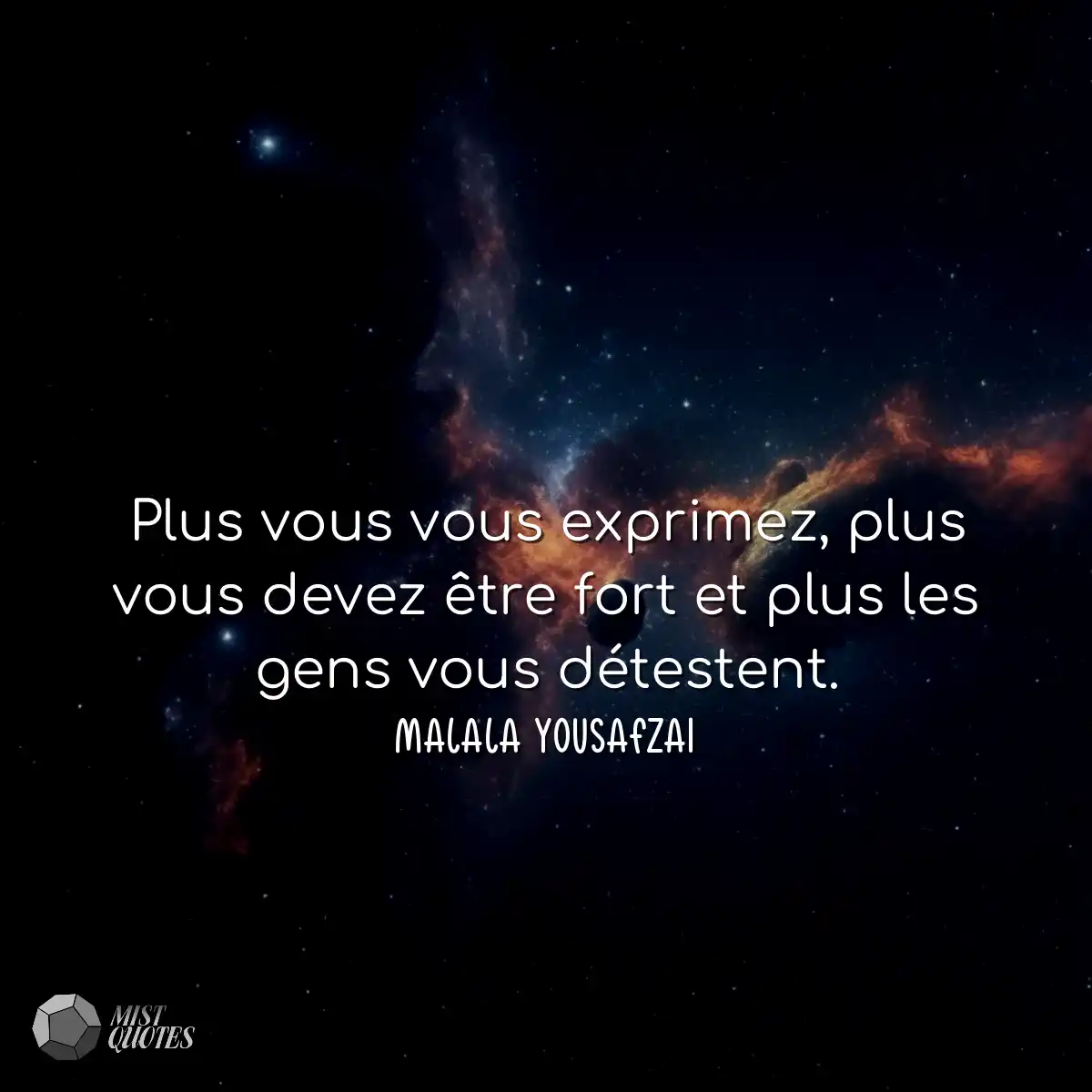 Plus vous vous exprimez, plus vous devez