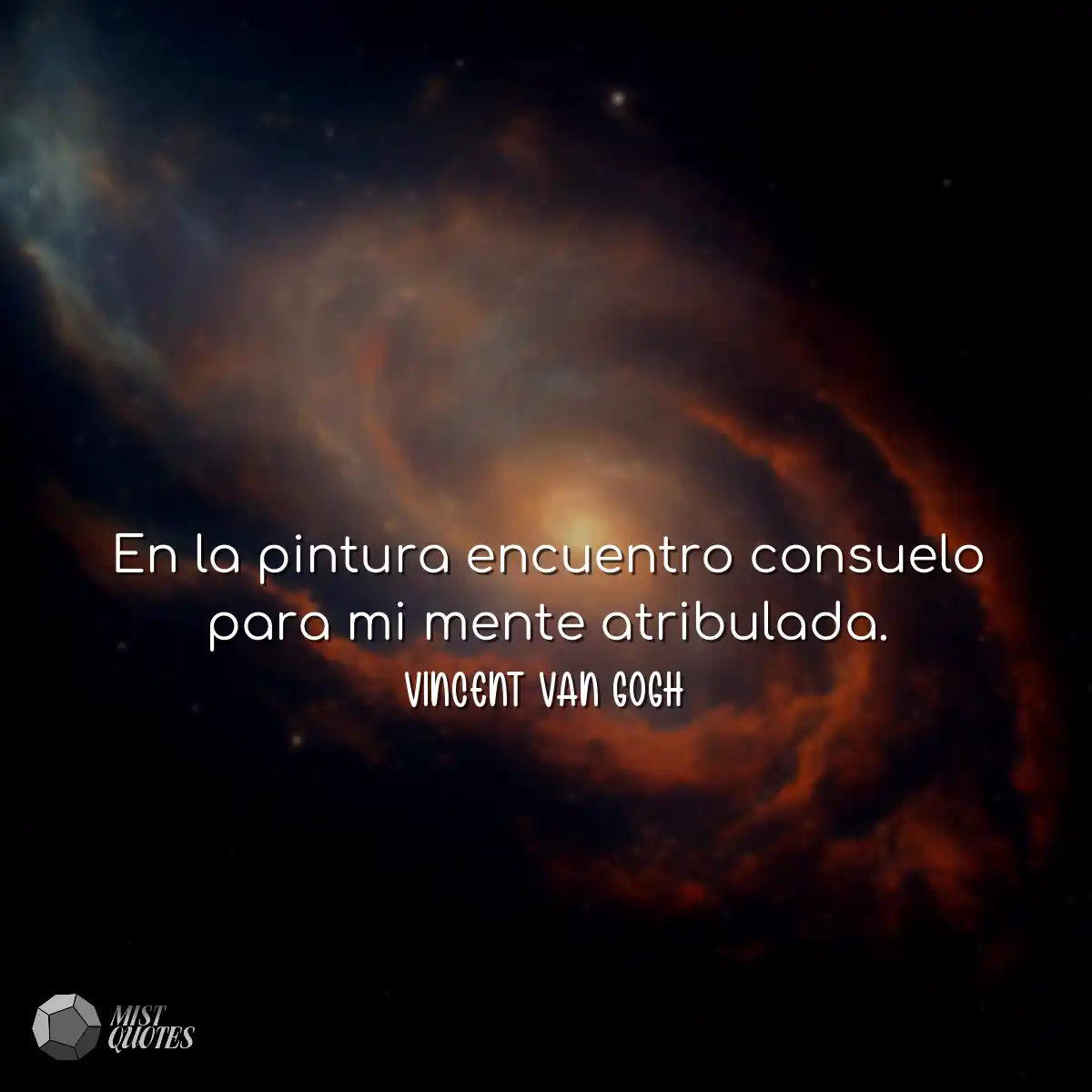 En la pintura encuentro consuelo para mi