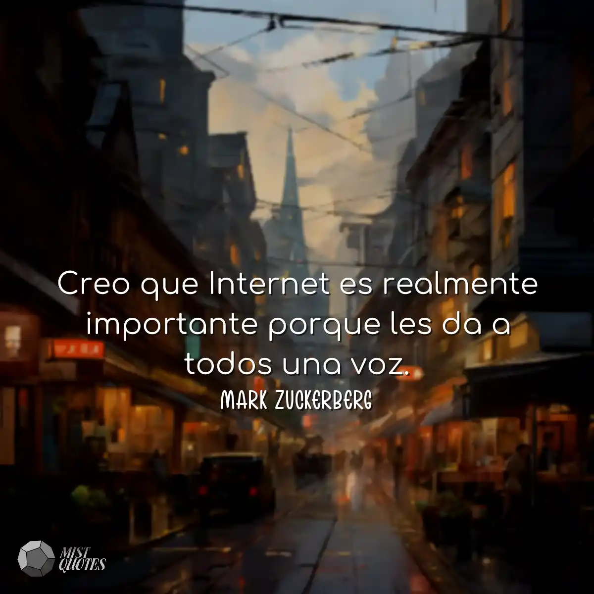 Creo que Internet es realmente important