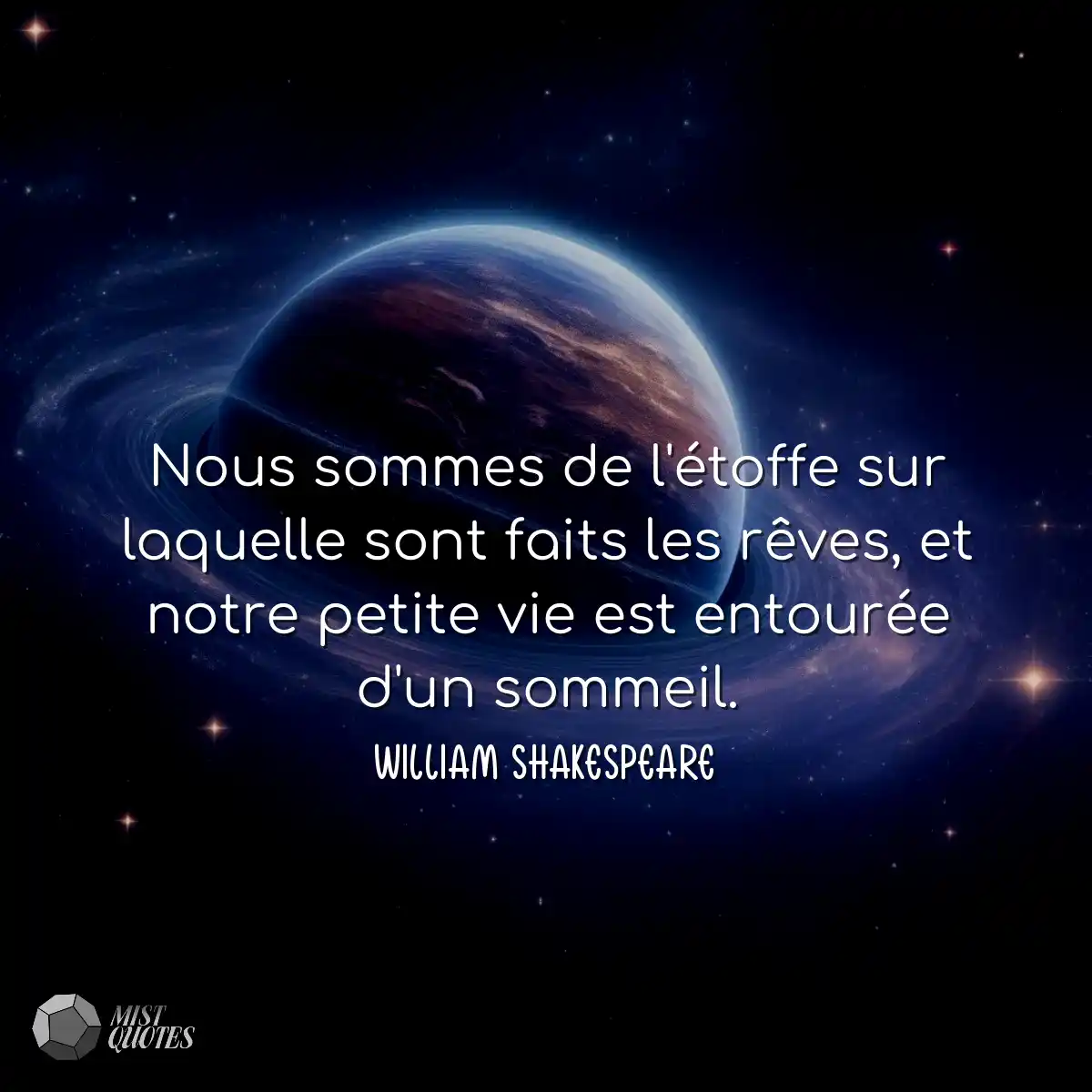 Nous sommes de l'étoffe sur laquelle so