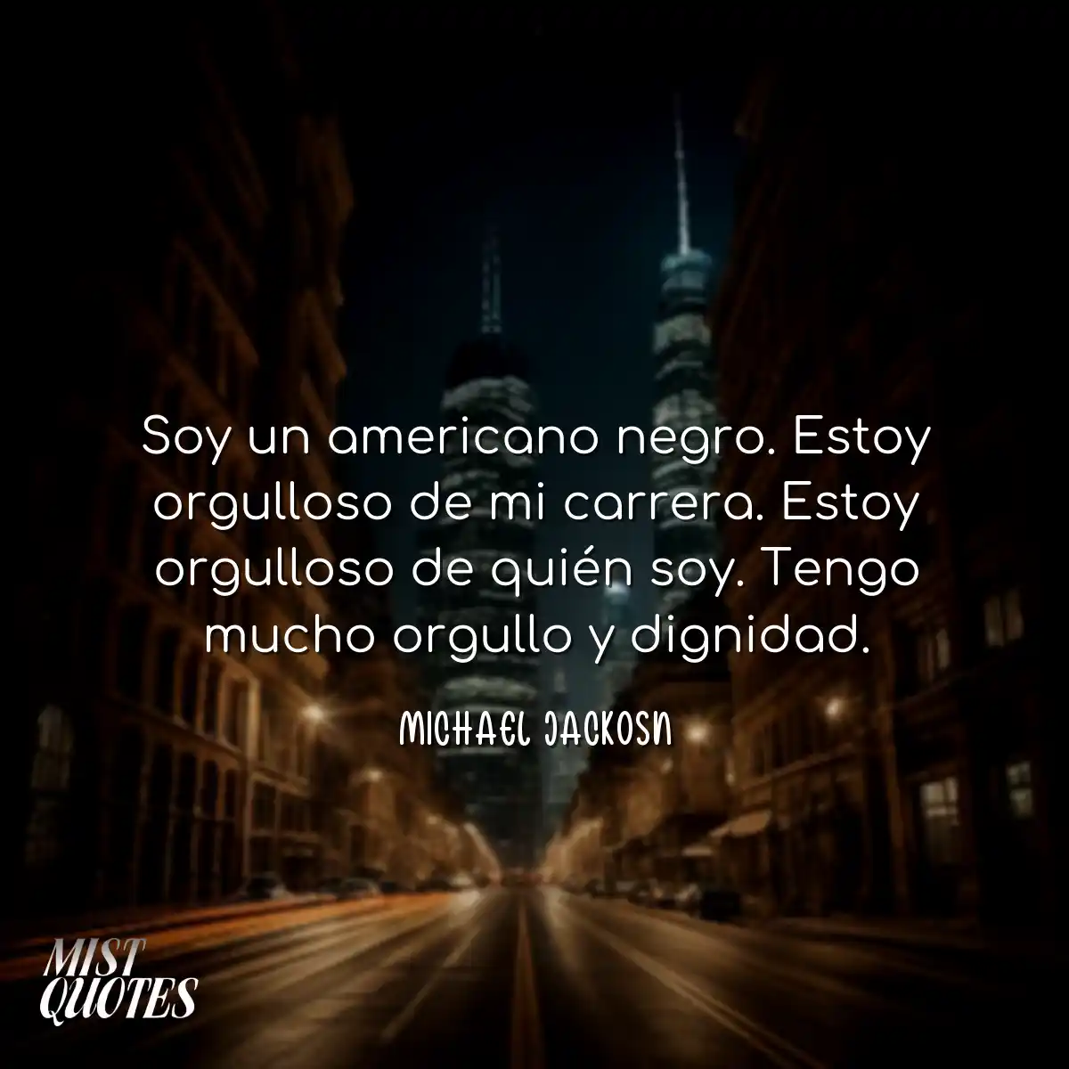 Soy un americano negro. Estoy orgulloso de mi carr
