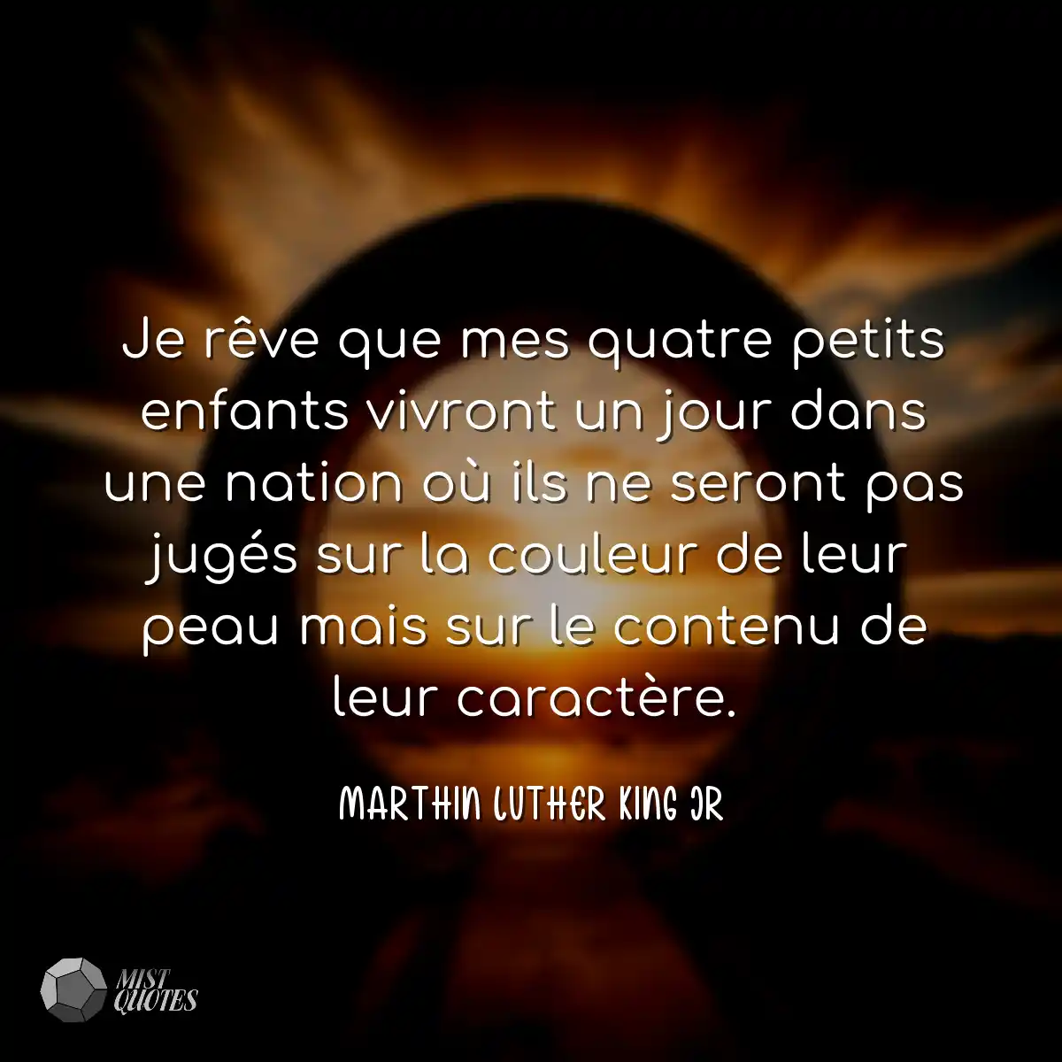 Je rêve que mes quatre petits enfants v