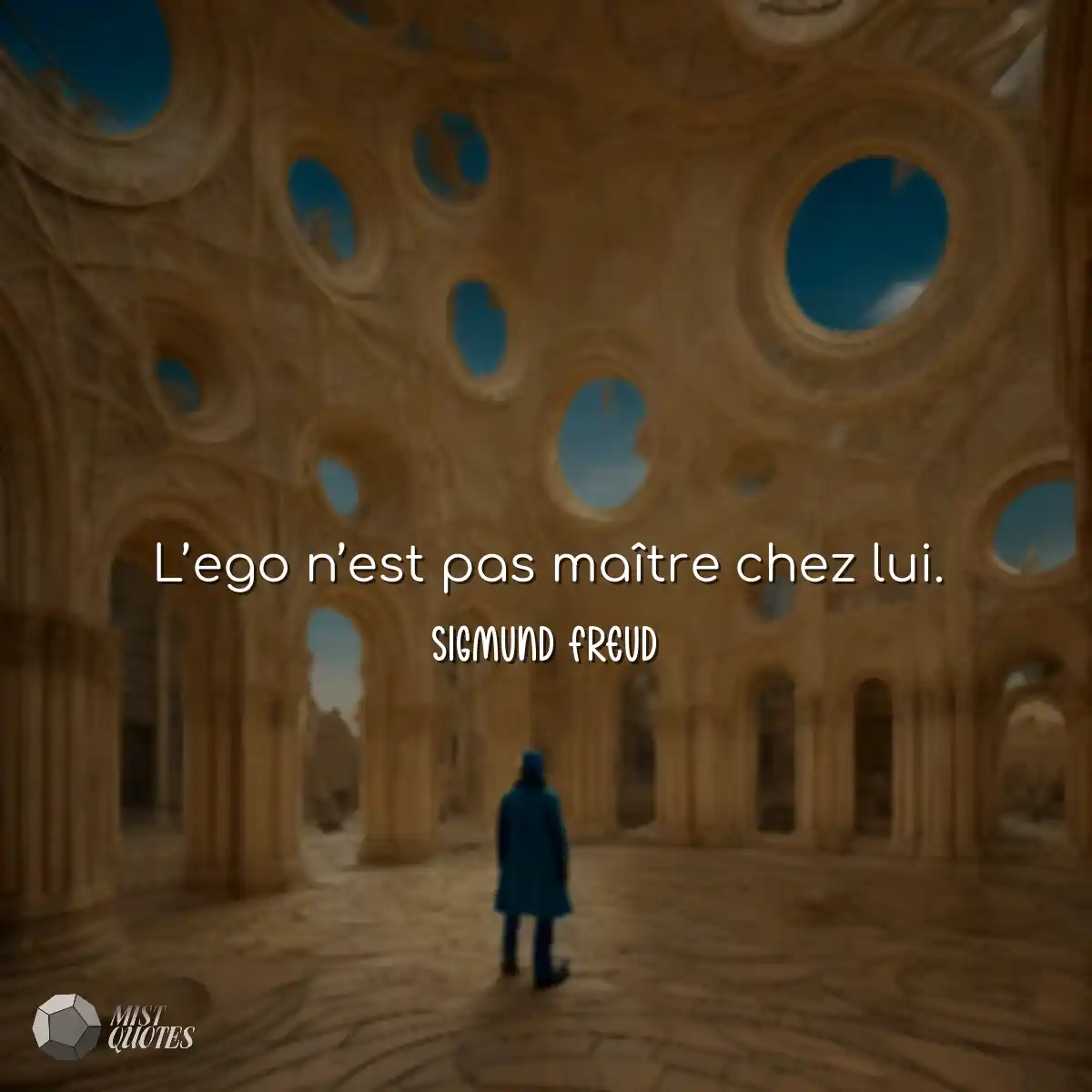 L’ego n’est pas maître chez lui.