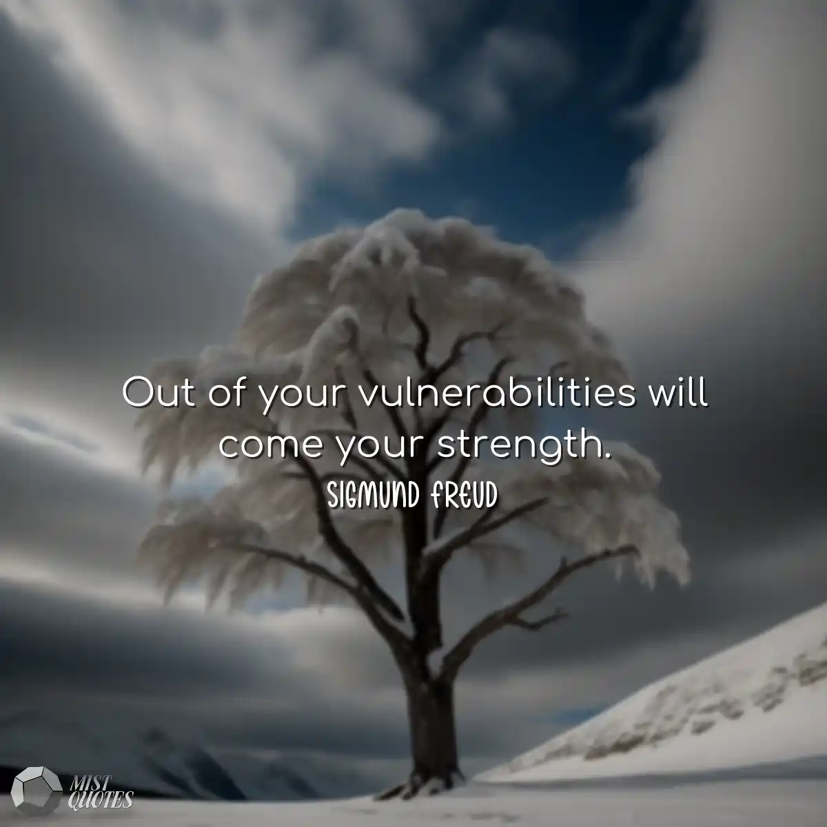 Out of your vulnerabilities will come yo