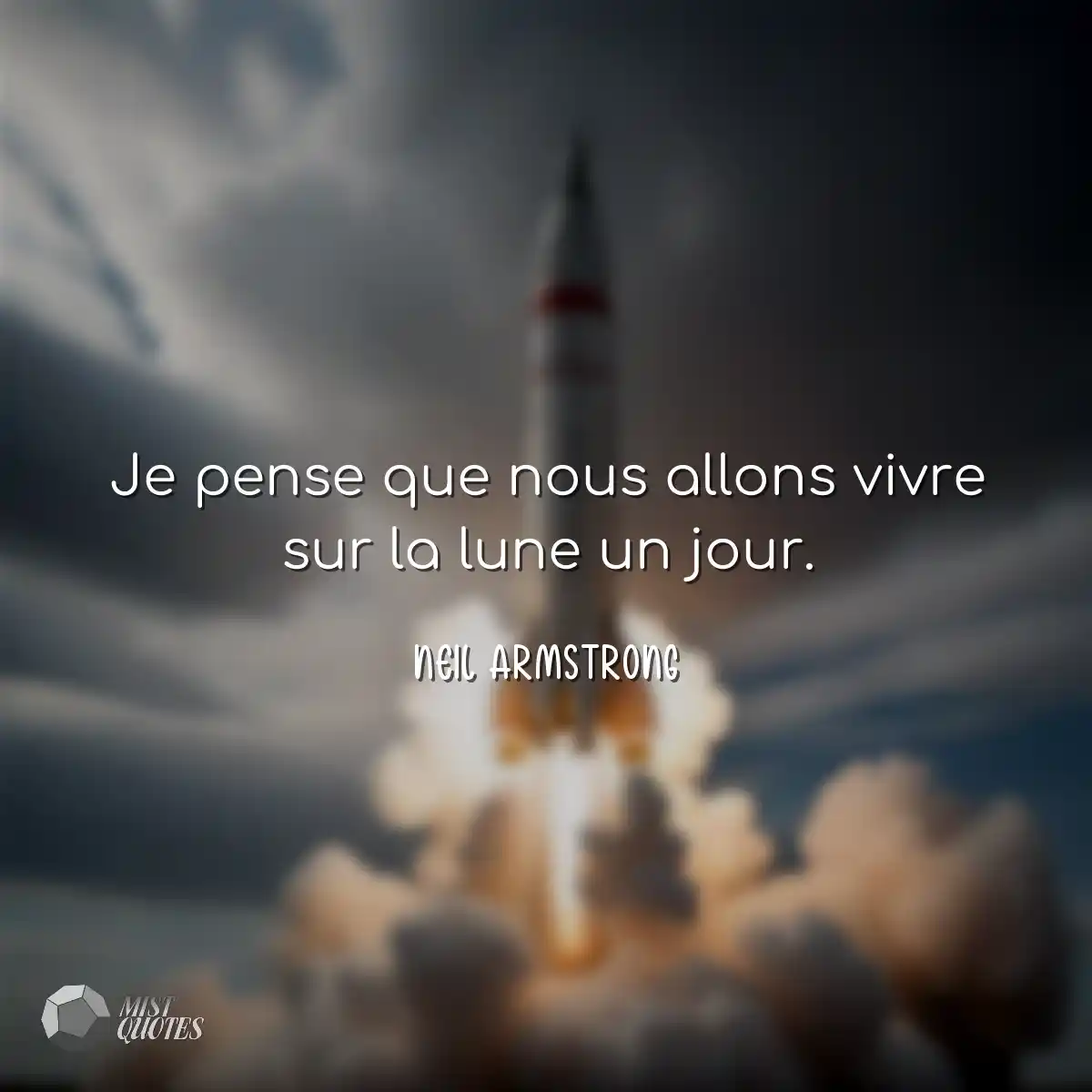 Je pense que nous allons vivre sur la lu