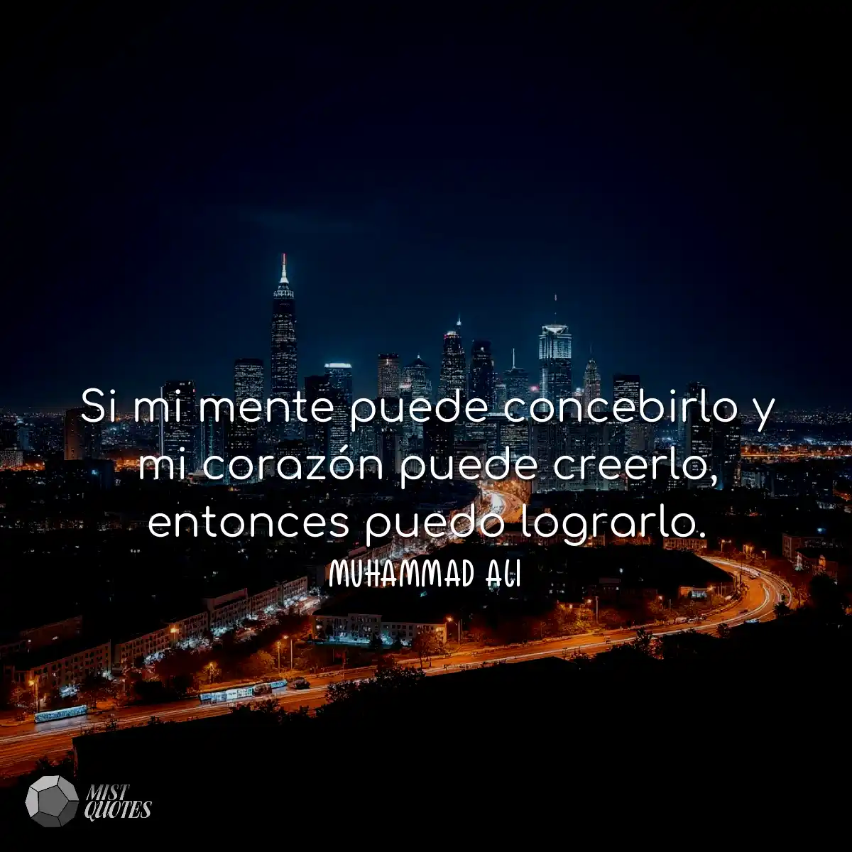 Si mi mente puede concebirlo y mi corazón puede cr