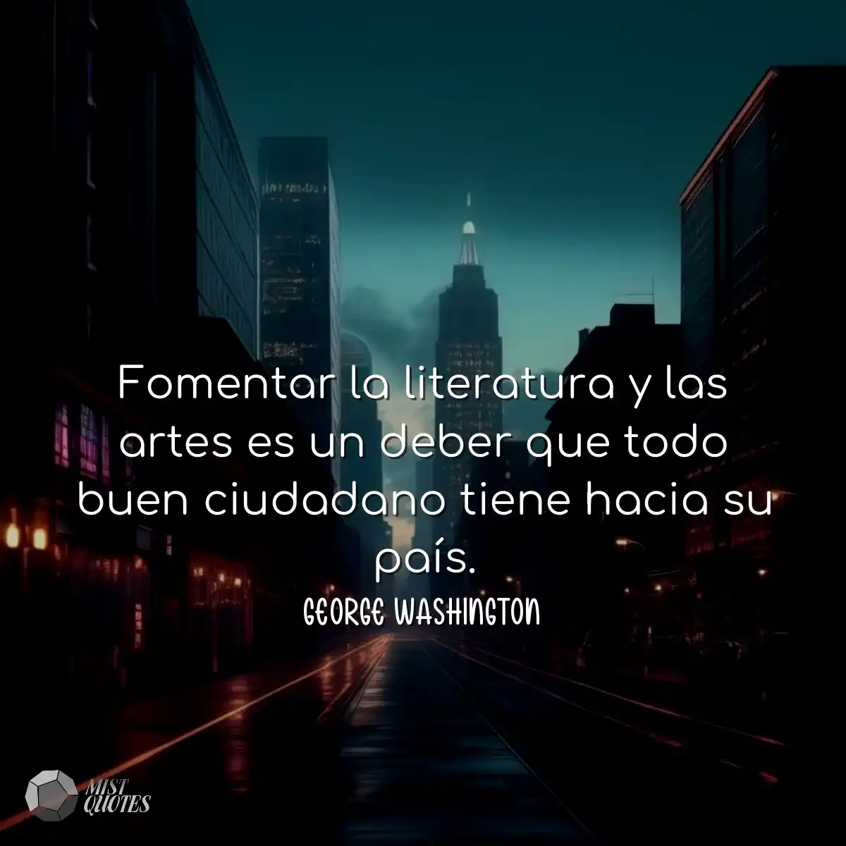 Fomentar la literatura y las artes es un