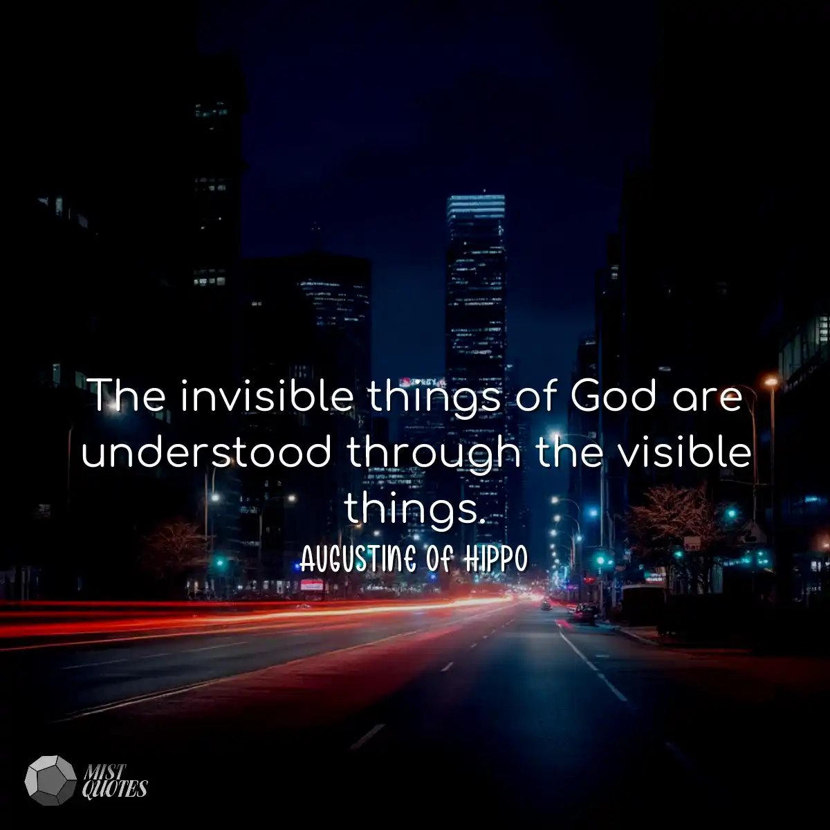 The invisible things of God are understo