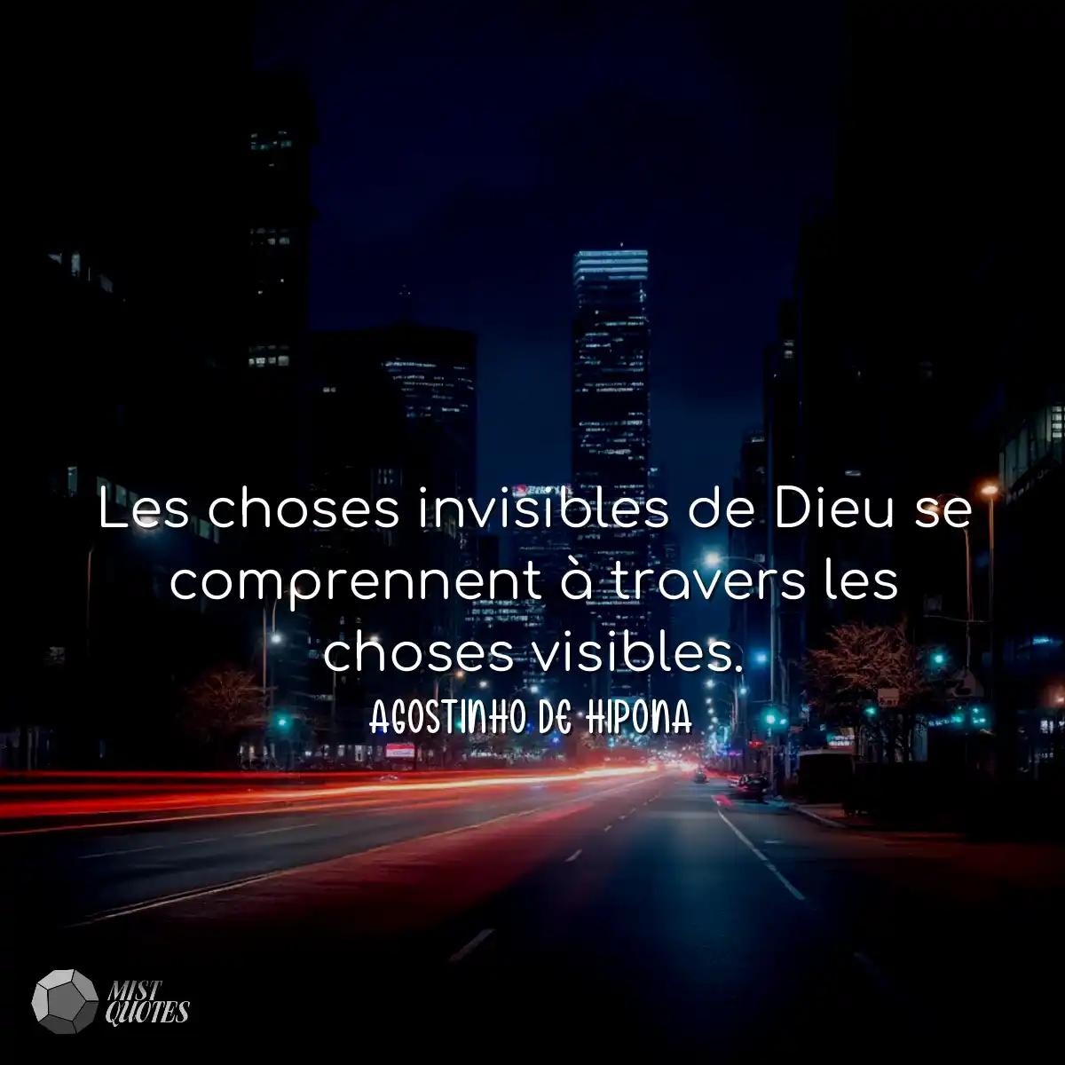 Les choses invisibles de Dieu se compren