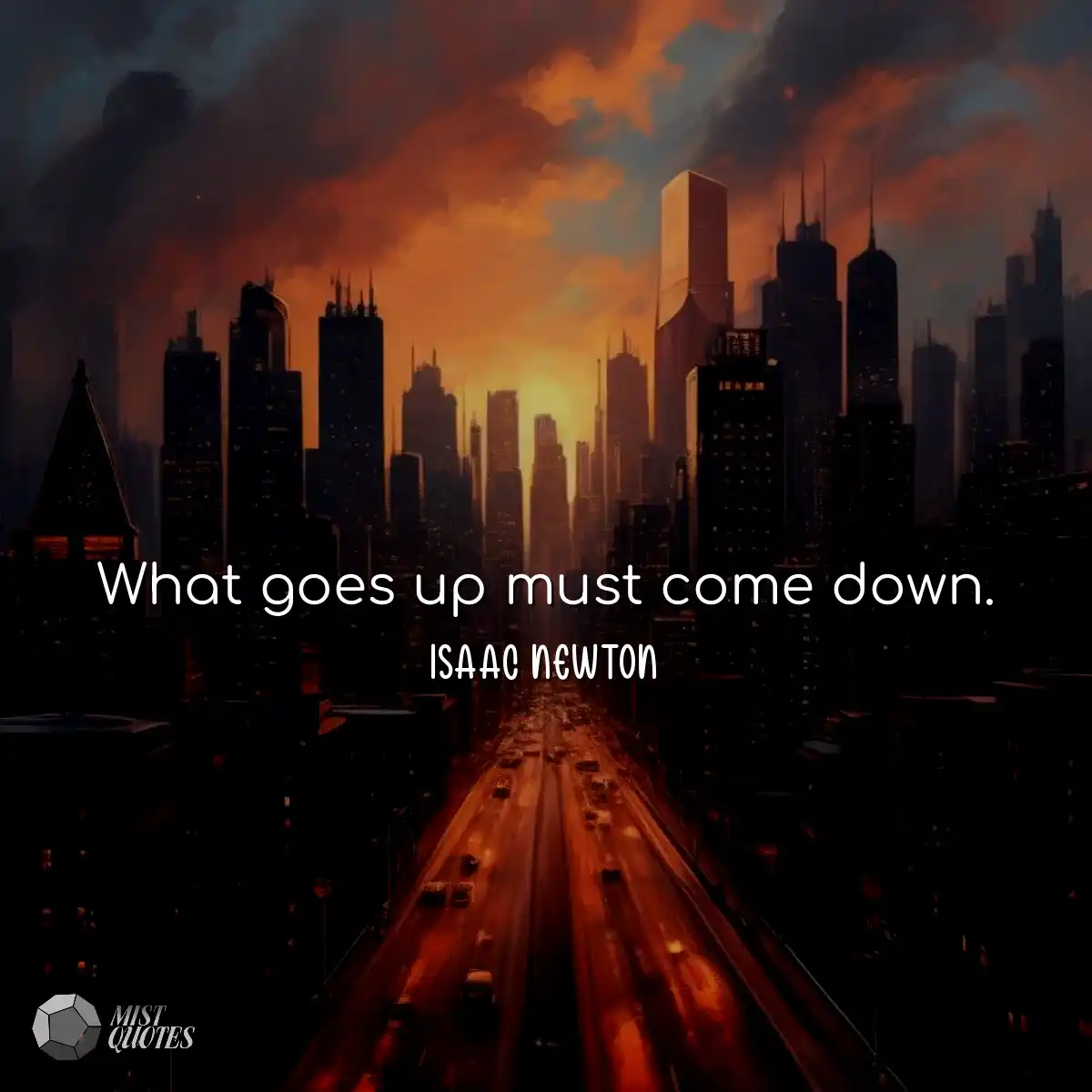 What goes up must come down.