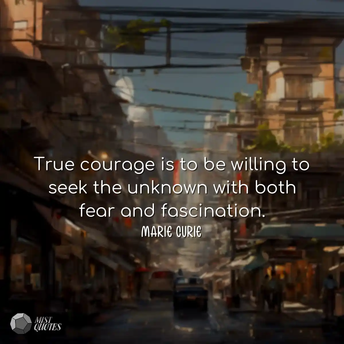 True courage is to be willing to seek th