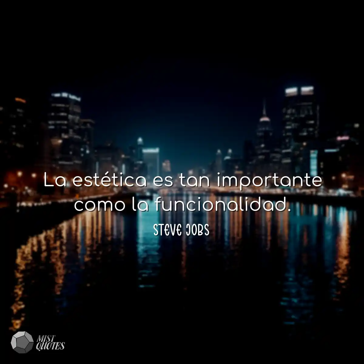 La estética es tan importante como la f