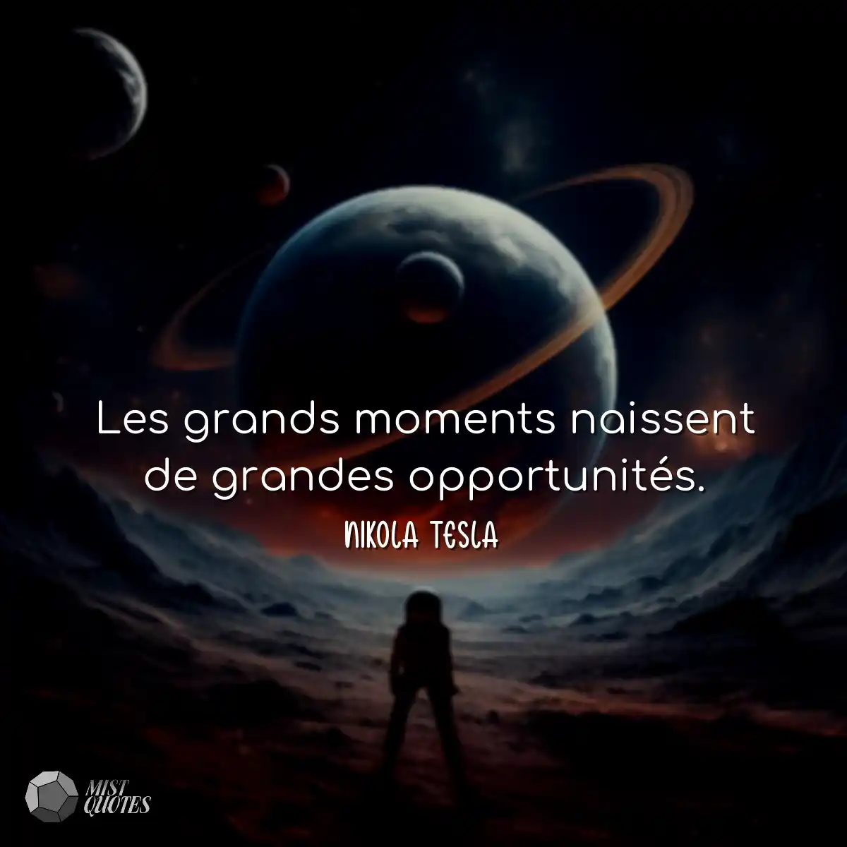 Les grands moments naissent de grandes o