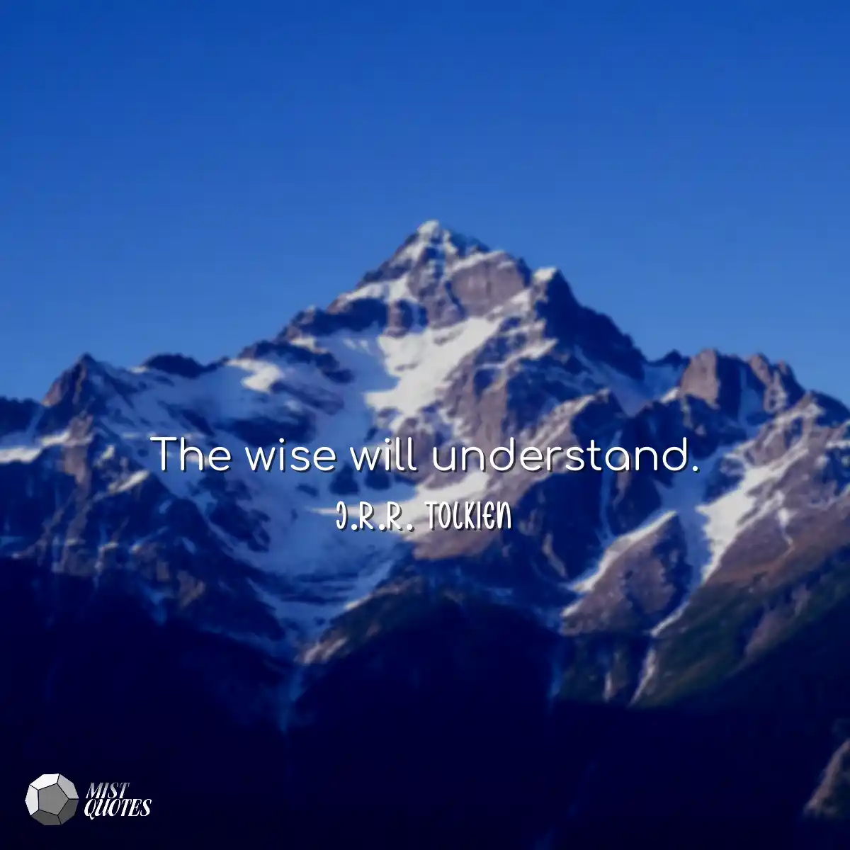 The wise will understand.