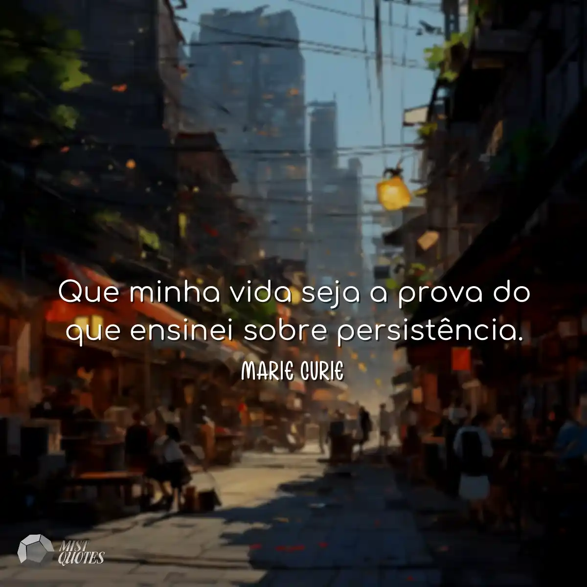 Que minha vida seja a prova do que ensinei sobre p