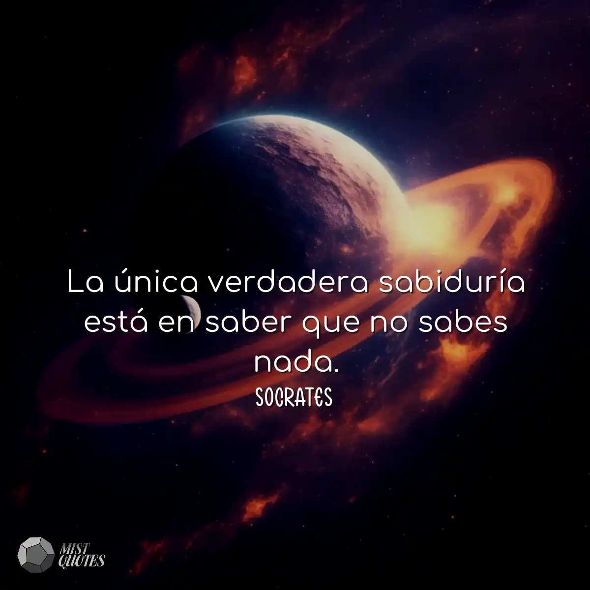 La única verdadera sabiduría está en saber que no 