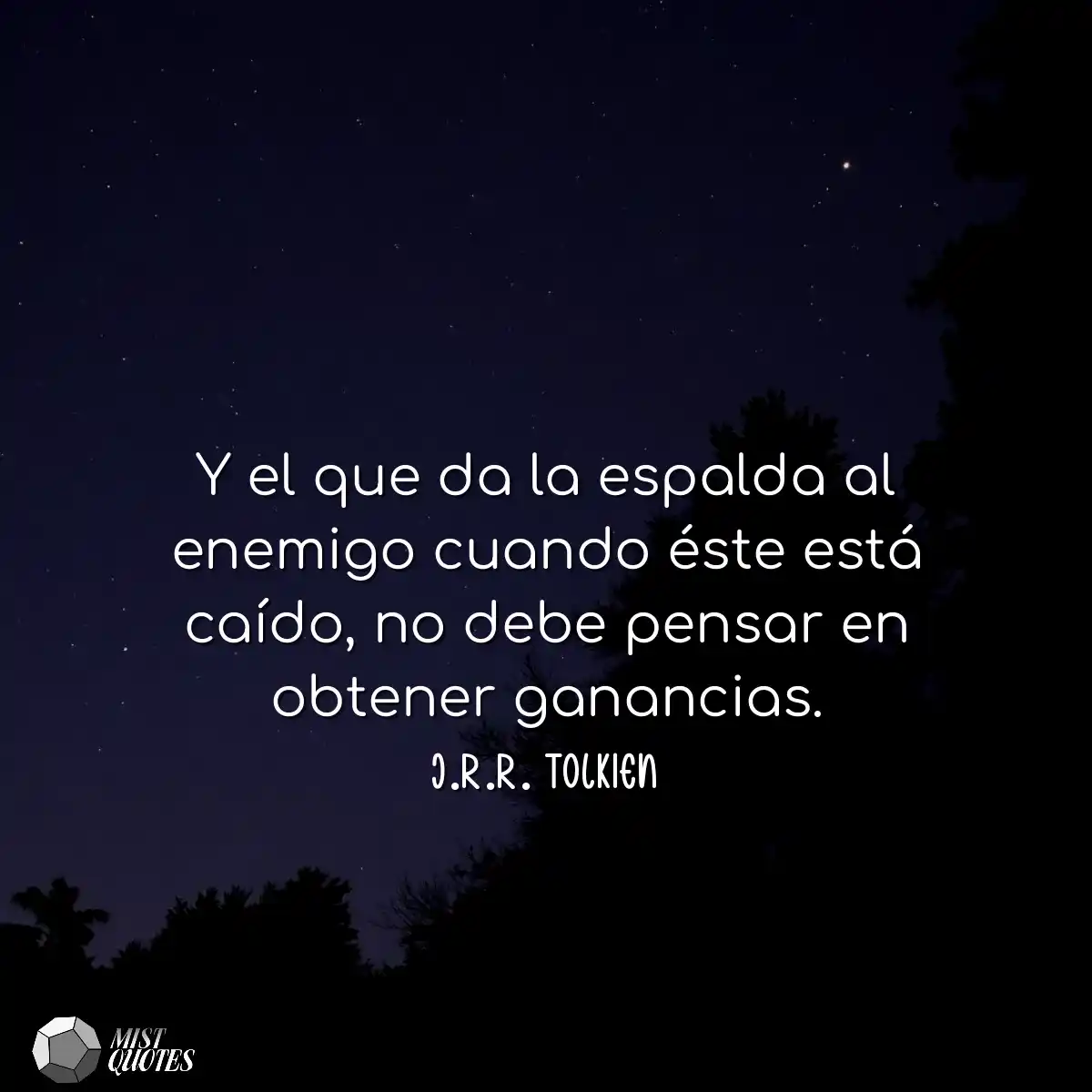 Y el que da la espalda al enemigo cuando
