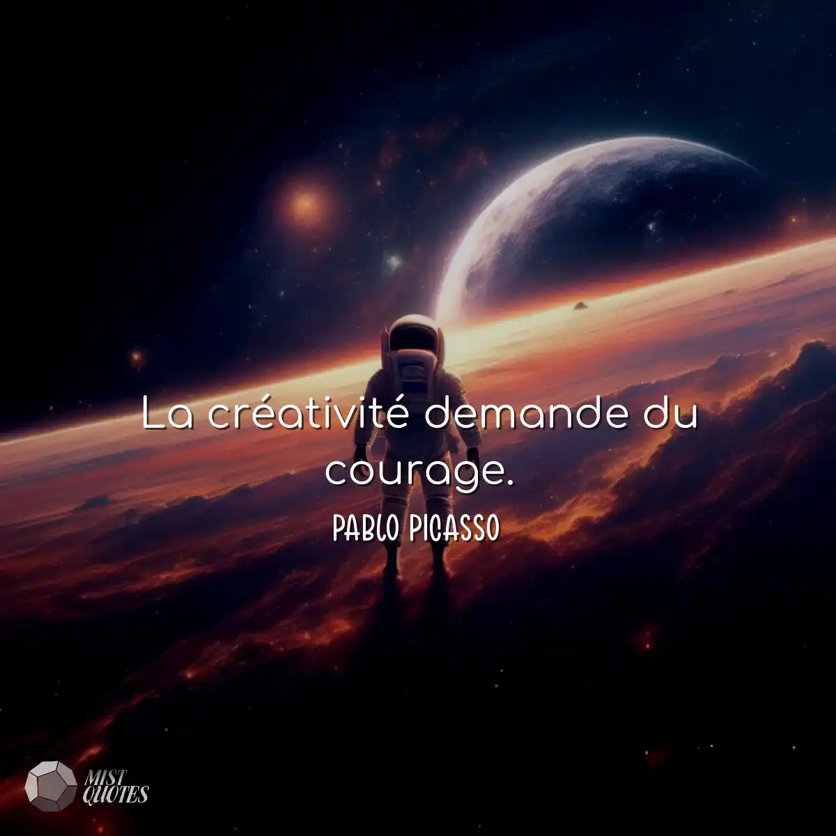 La créativité demande du courage.