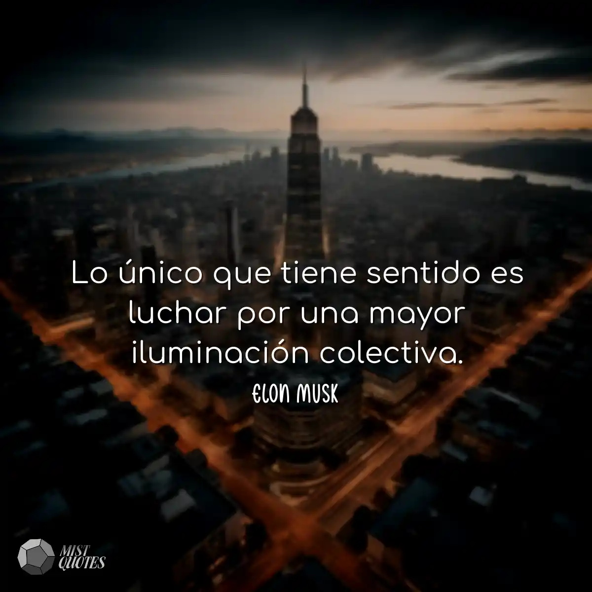 Lo único que tiene sentido es luchar por una mayor