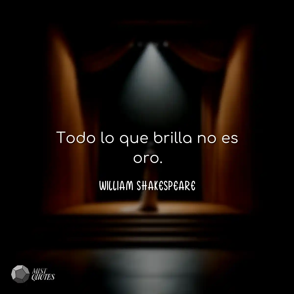 Todo lo que brilla no es oro.