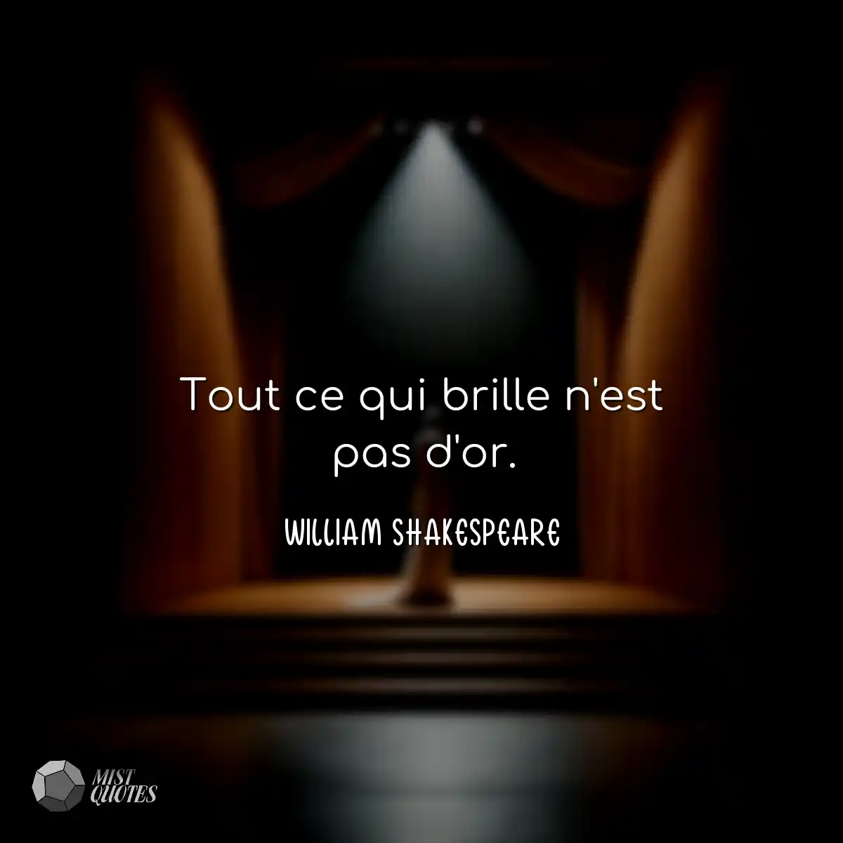 Tout ce qui brille n'est pas d'or.