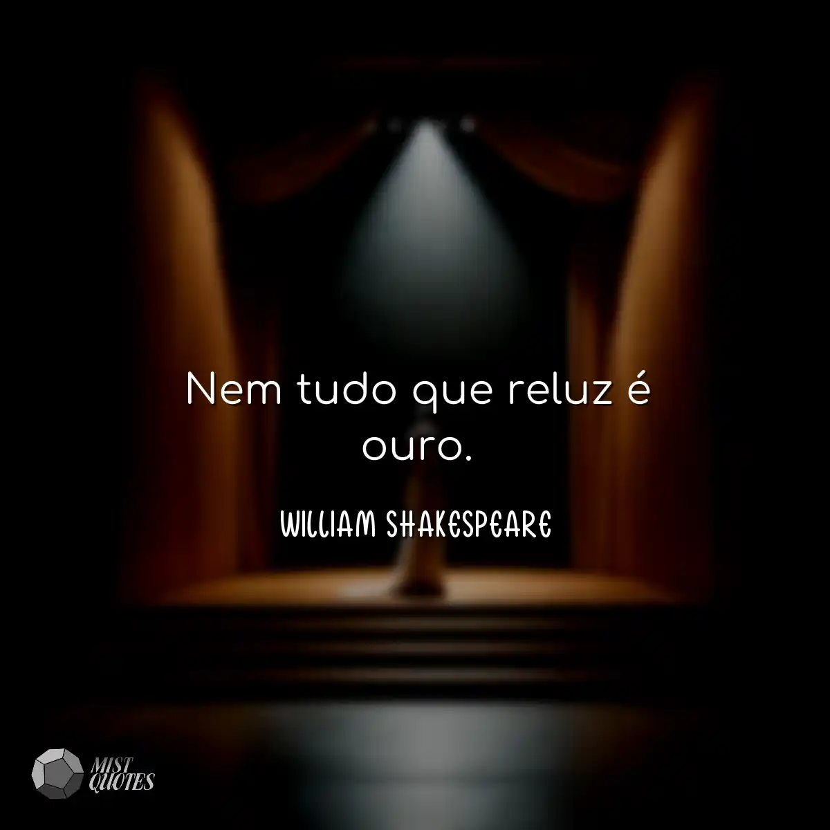 Nem tudo que reluz é ouro.