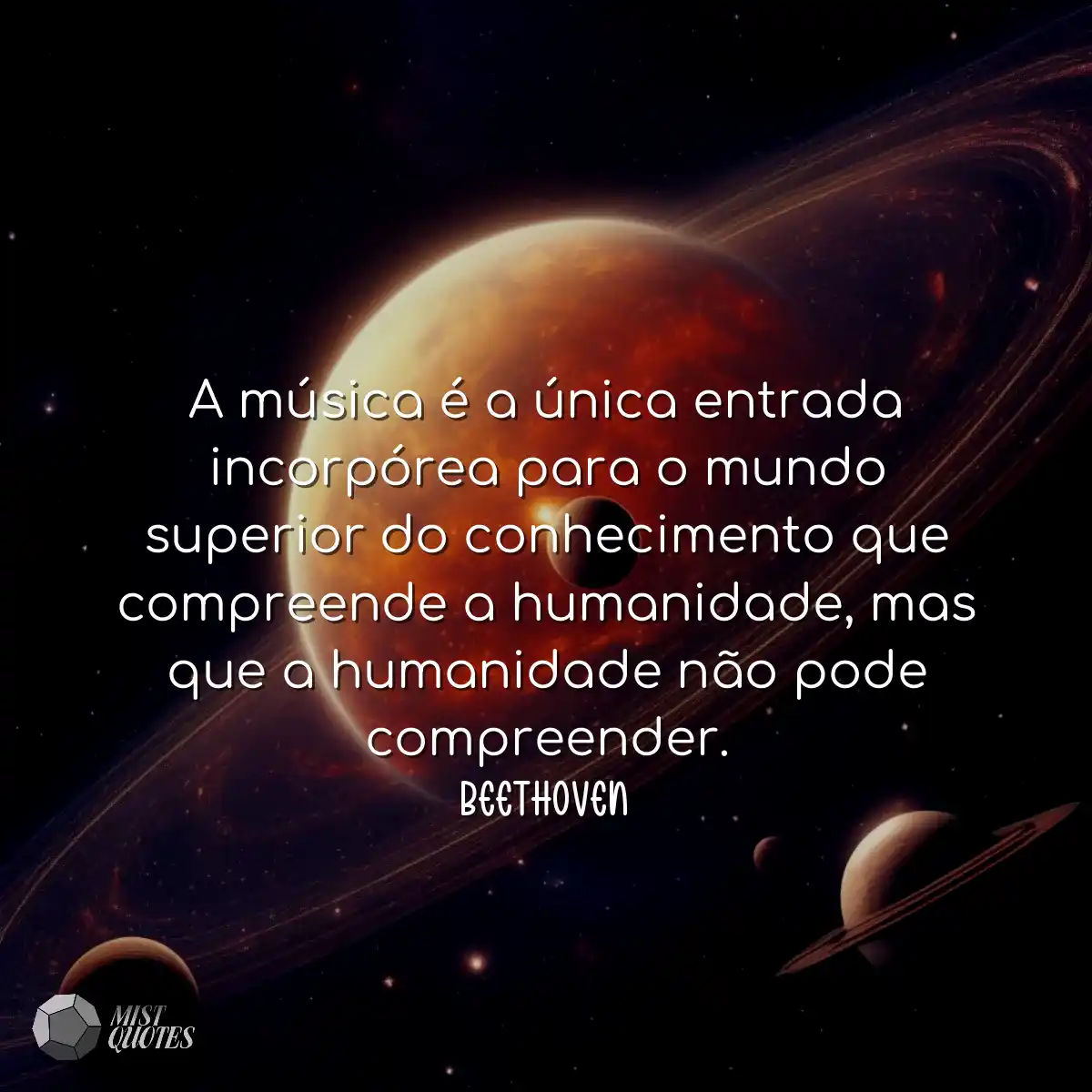 A música é a única entrada incorpóre