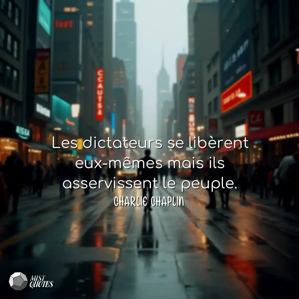 Les dictateurs se libèrent eux-mêmes m