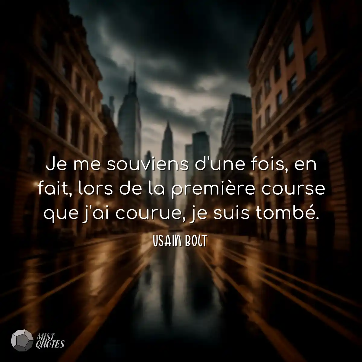 Je me souviens d'une fois, en fait, lors de la pre