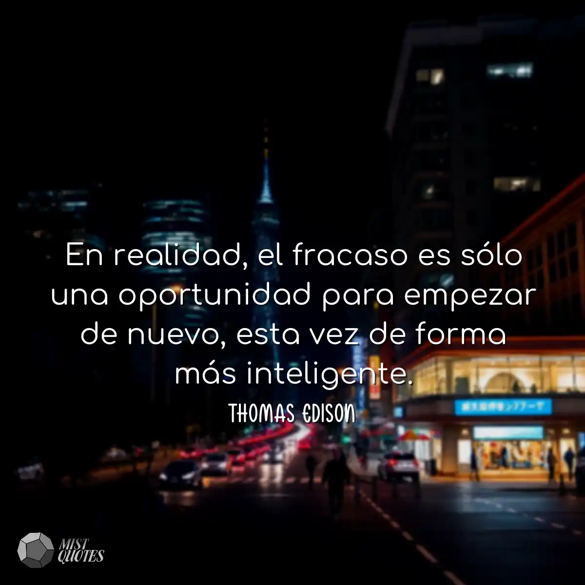 En realidad, el fracaso es sólo una opo