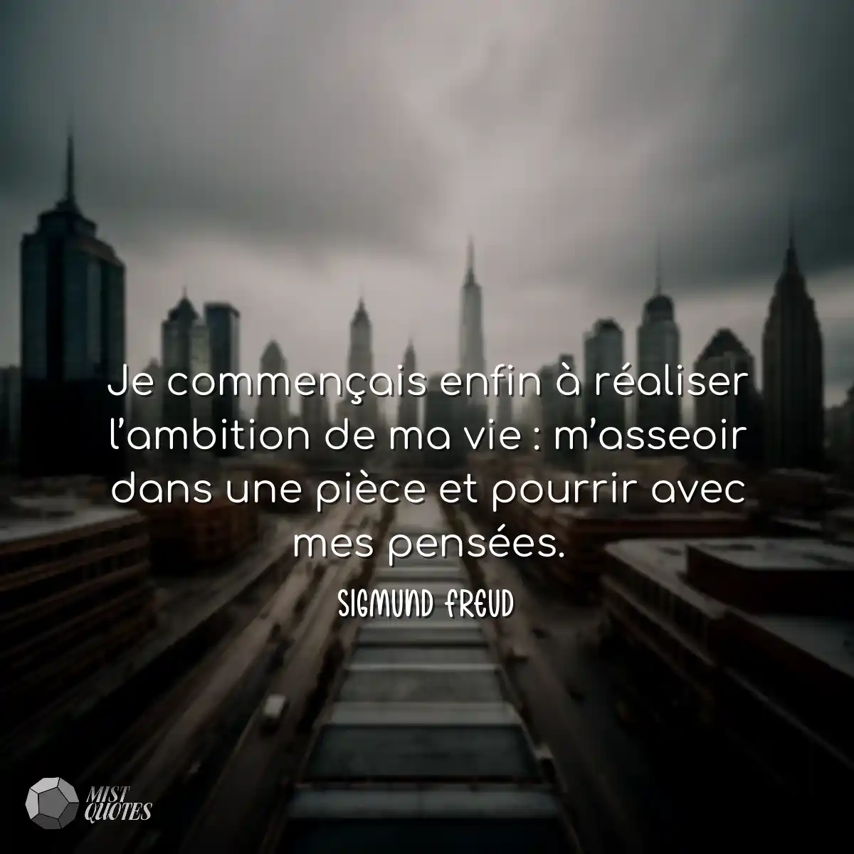 Je commençais enfin à réaliser l’am