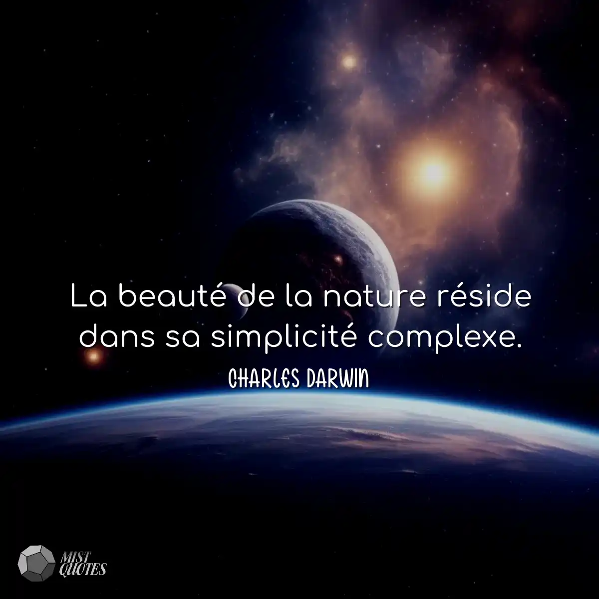La beauté de la nature réside dans sa simplicité c