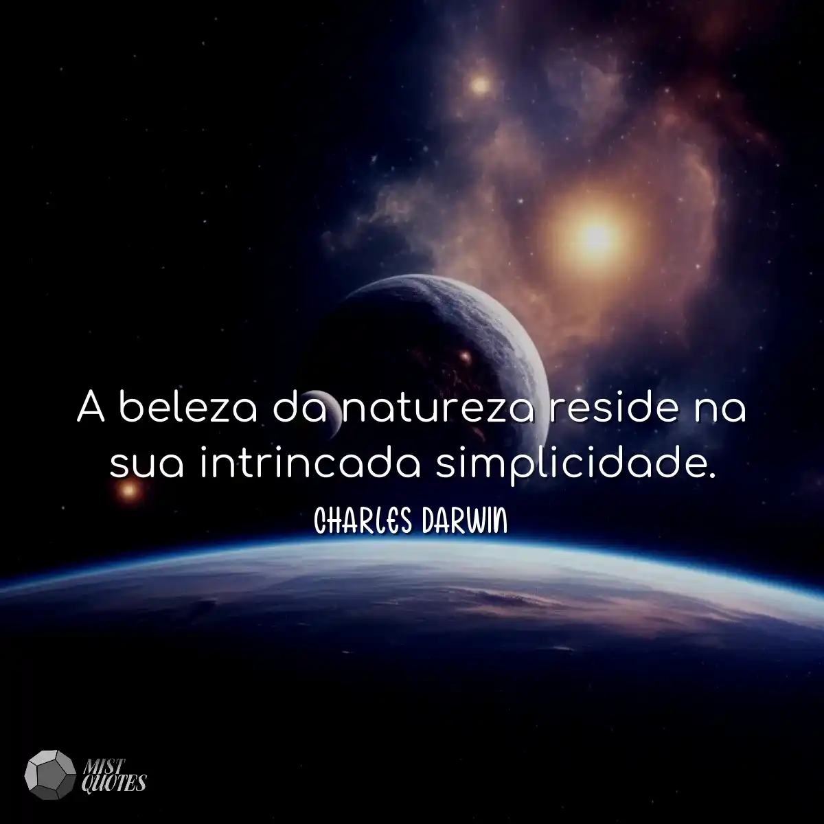 A beleza da natureza reside na sua intrincada simp
