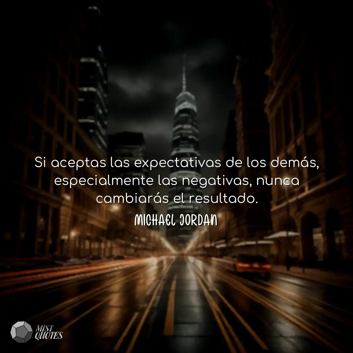 Si aceptas las expectativas de los demá