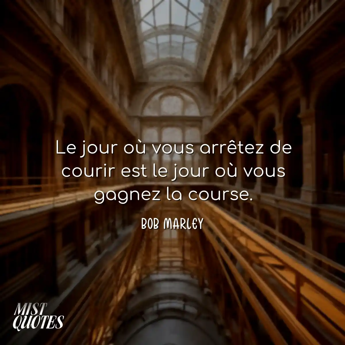 Le jour où vous arrêtez de courir est 