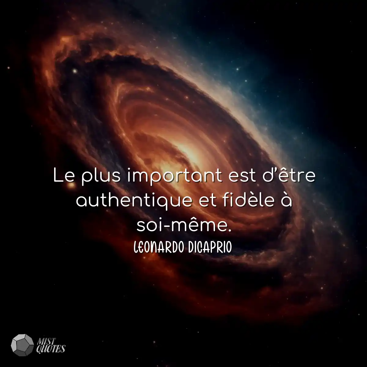 Le plus important est d’être authenti