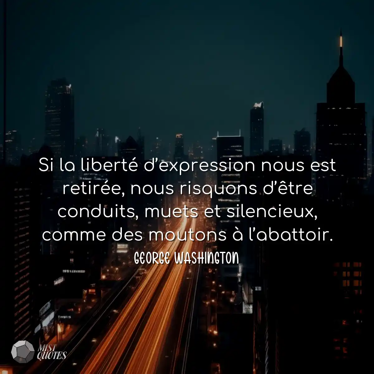 Si la liberté d’expression nous est r