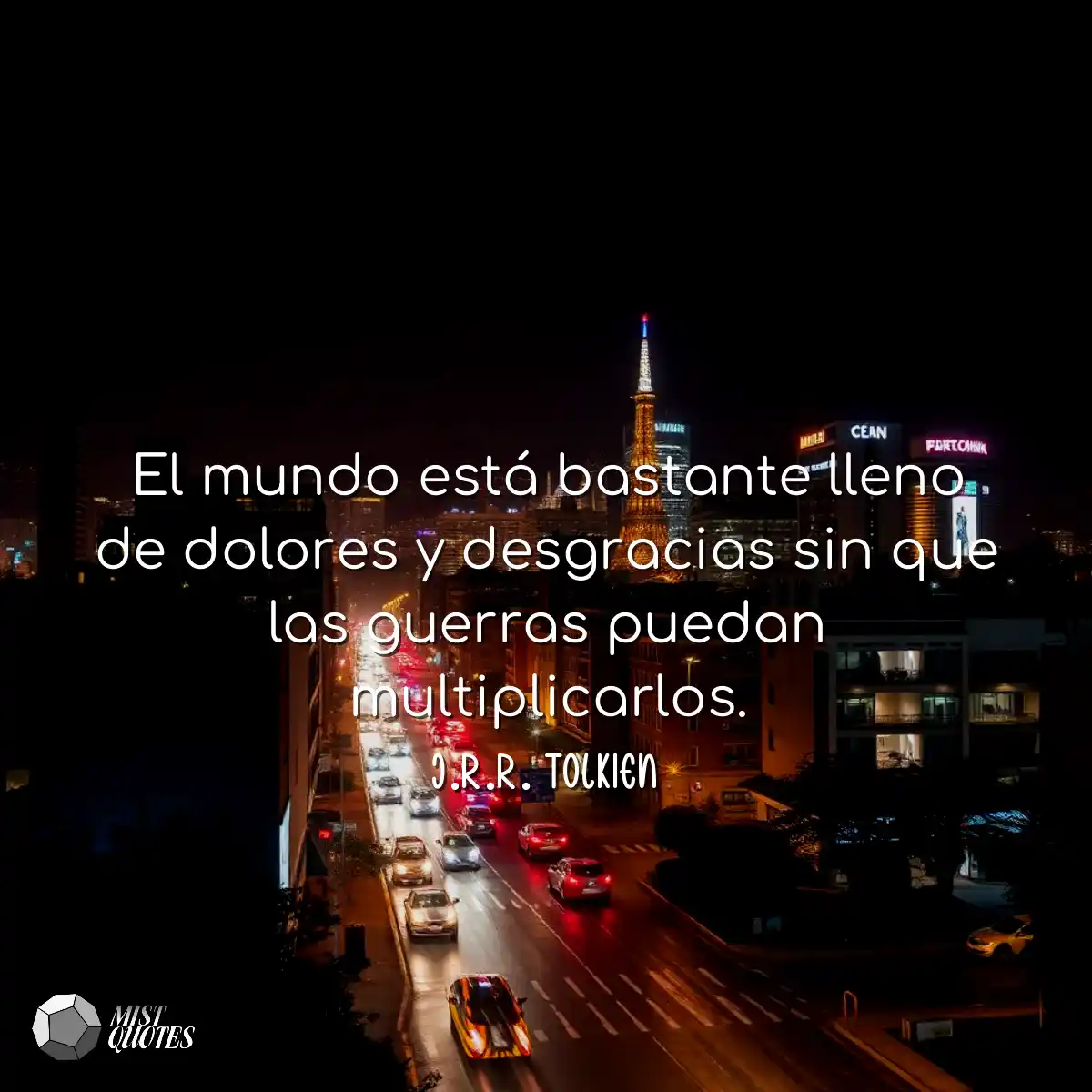 El mundo está bastante lleno de dolores