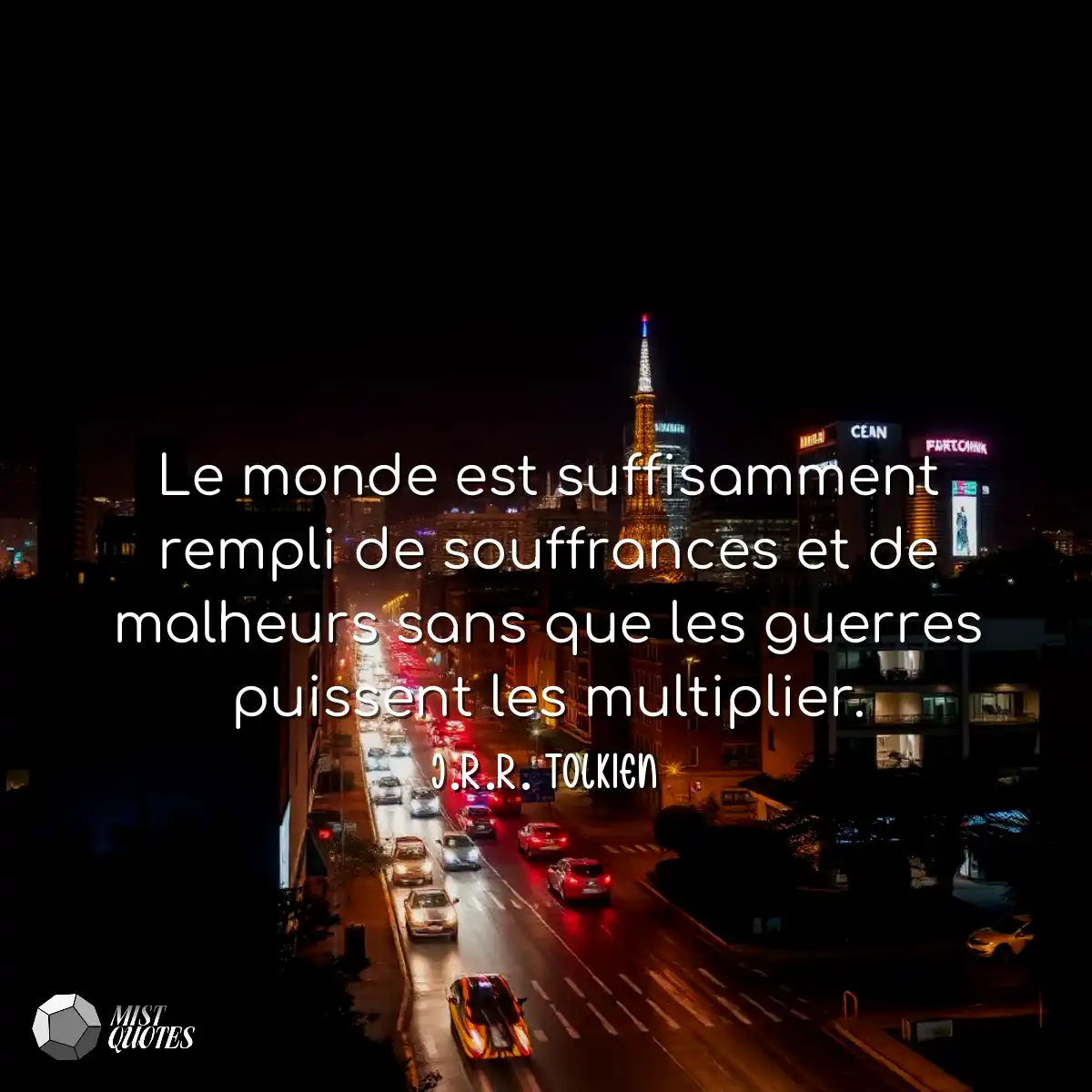 Le monde est suffisamment rempli de souf