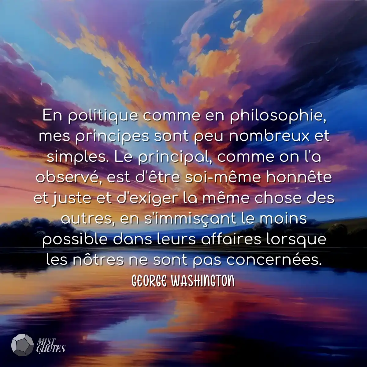 En politique comme en philosophie, mes p