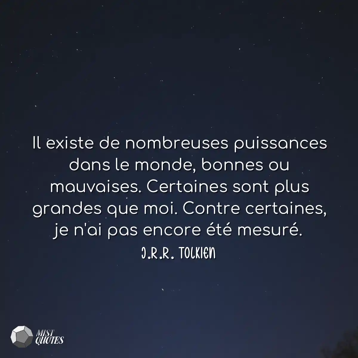 Il existe de nombreuses puissances dans 