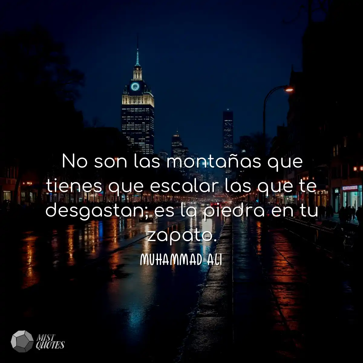 No son las montañas que tienes que escalar las que