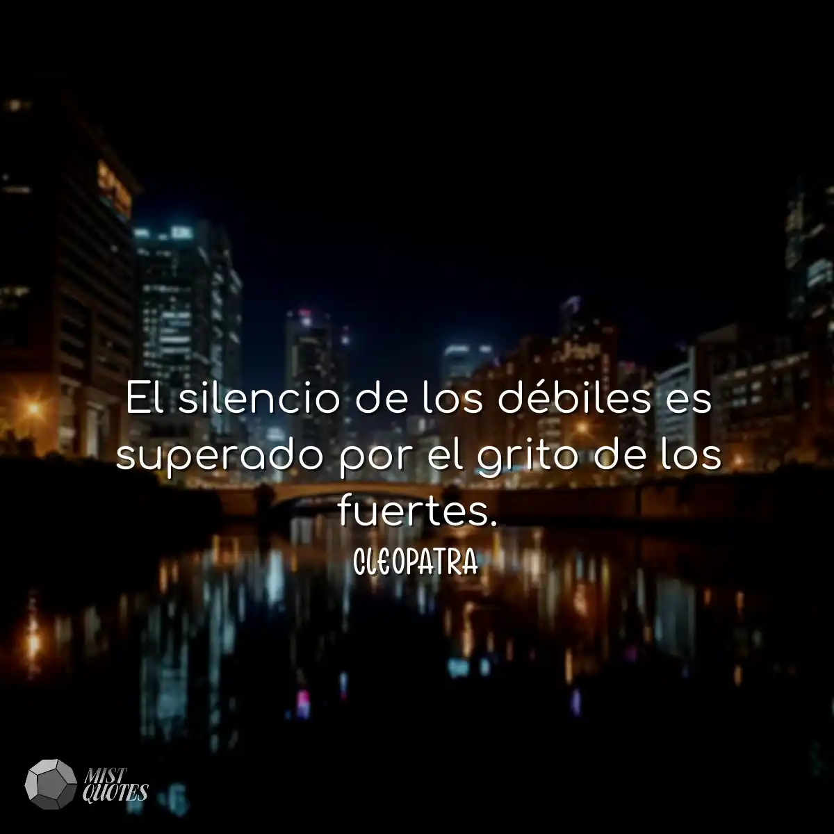 El silencio de los débiles es superado por el grit