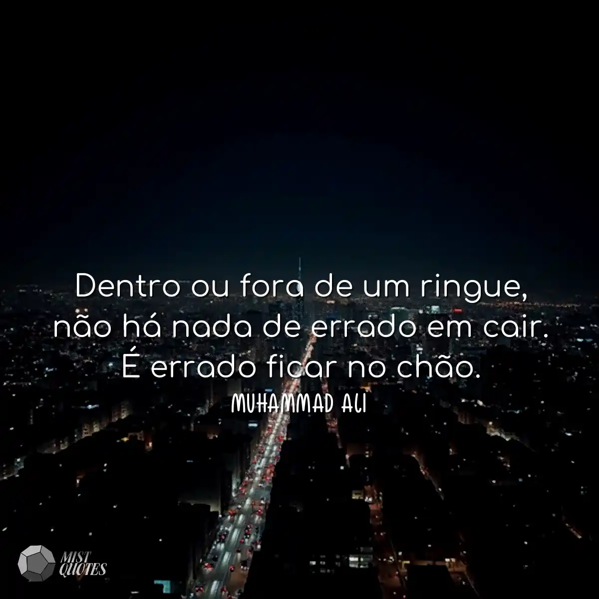 Dentro ou fora de um ringue, não há nada de errado