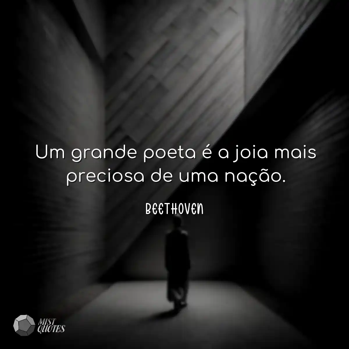 Um grande poeta é a joia mais preciosa de uma naçã