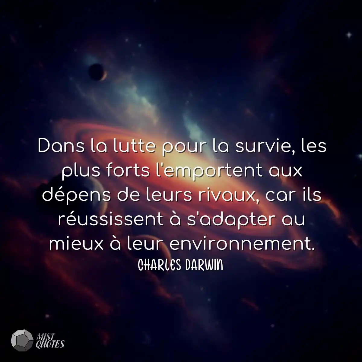 Dans la lutte pour la survie, les plus forts l'emp