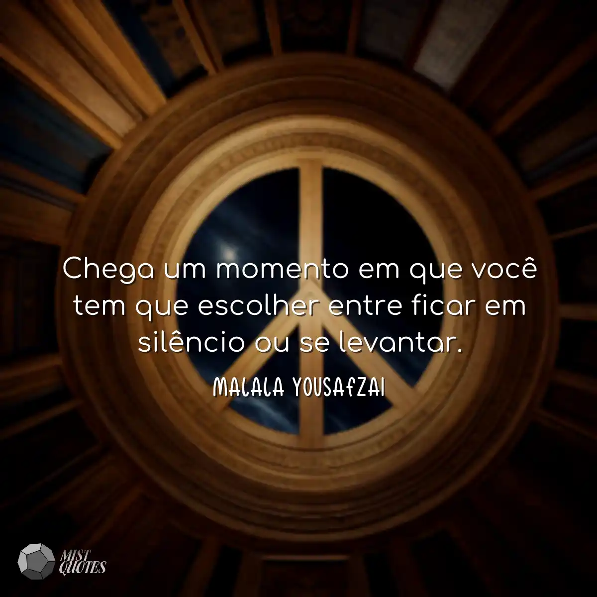 Chega um momento em que você tem que es