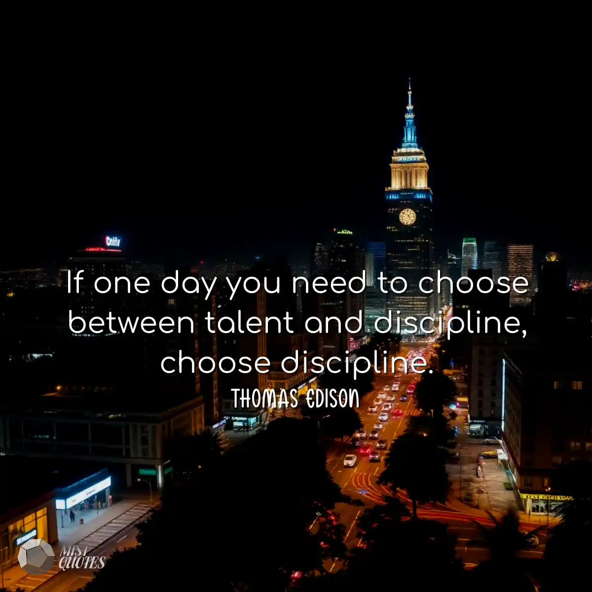 If one day you need to choose between ta