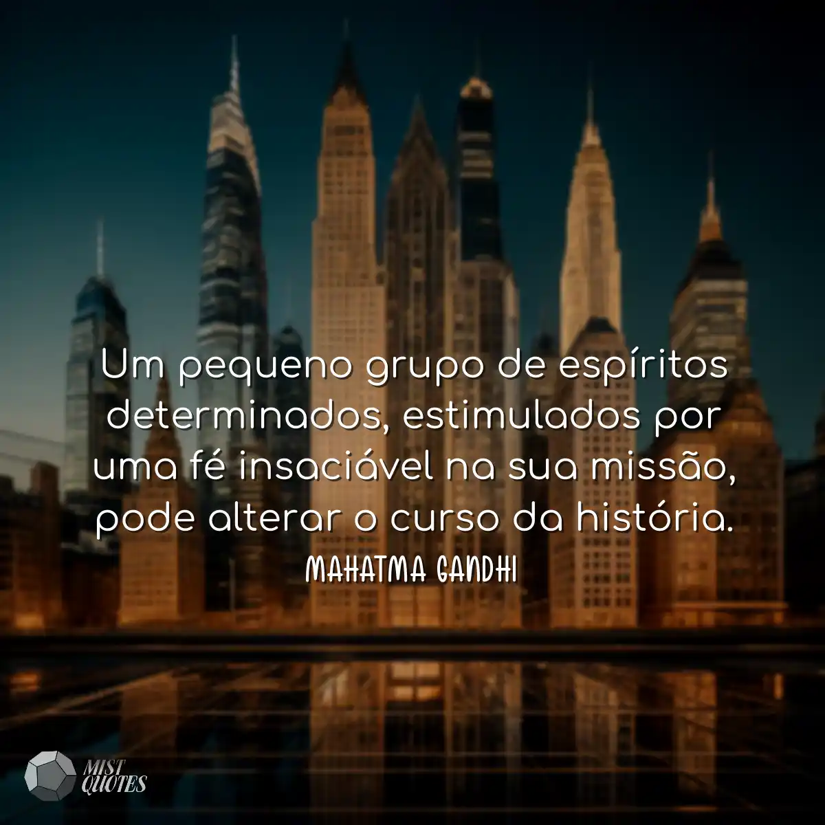 Um pequeno grupo de espíritos determina